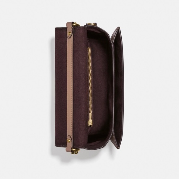 Hutton Alie Tabby Shoulder Bag With Colorblock Quilting - Picture 3 of 6